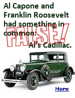 Books, news media outlets and websites perpetuate the myth that a Capone armoured car was used to transport the President to his famous ''Day of Infamy'' speech.